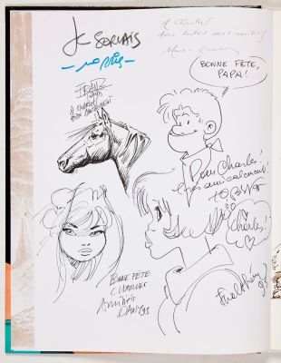 Franz/Divers - Ensemble... | Franz/Divers - Ensemble de 7 dédicaces : Rire c’est... | Tessier Sarrou