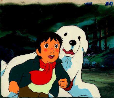 Cécile Aubry Belle... | Lot 19 - Cécile Aubry Belle et Sébastien (名犬ジョリィ) Sébastien... | Aibo Art Auction