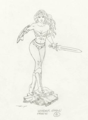 Luis Royo | WONDER WOMAN FRENTE 5 | Laberinto Gris