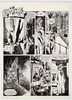 Foerster Philippe Le... | Lot 18 - Foerster Philippe Le Corsaire de Minuit - Planche n°1 Encre... | Tessier Sarrou