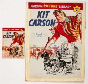 Kit Carson original cover artwork (1961) by Jordi Panalva for Cowboy… | Comic Book Auctions ltd