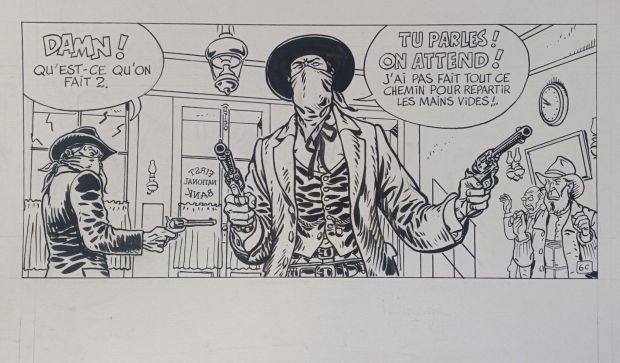 Anonyme Xxe - «Planche... | Lot 343 - Anonyme Xxe - «Planche originale de bande dessinée... | misc / divers