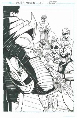 Andres Labrada | Mighty Morphin #4 Variant Cover Original Art | Raremarq (Buy It Now)