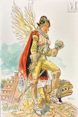 Meynet, Félix (Né En 1961) | Lot 154 : La conquistadore. | Millon