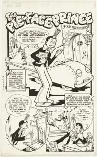 145: Carlson Jingle Jangle #35 6pgs original comic art | Russ Cochran