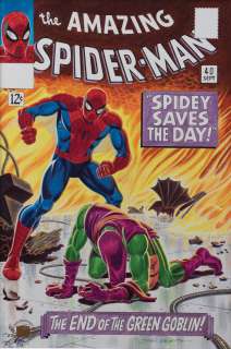 John Romita Amazing Spider-Man #40 painting. | Profiles in History