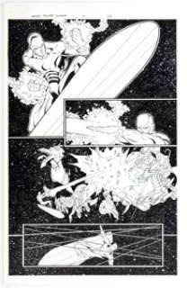 Carlo Barberi and Rick Ketcham - AAFES 4th Edition (The New Avengers: Letters Home) Story Page 11 Original Art (Marvel, 2007).