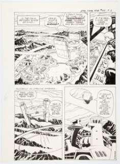 Dan Spiegle Space Family Robinson, Lost in Space on Space Station One #44 Story Page 2 Original Art (Western, 1975... | Heritage