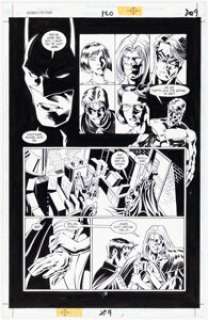 Mike Deodato and Sean Parsons Batman: Legends of the Dark Knight #120 Story Page 9 Original Art (DC, 1999)....