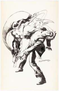 Bill Sienkiewicz - Moon Knight Specialty Illustration Original Art (1980).... | Heritage