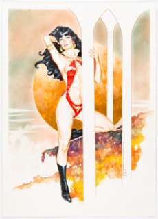 Jose "Pepe" Gonzalez | The Art of Jose Gonzalez Vampirella Page 144 Illustration Original Art (Dynamite, 2003).... | Heritage
