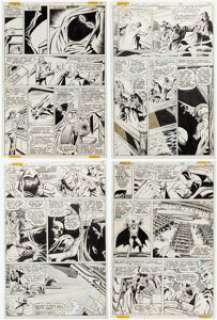 John Calnan And Dick Giordano | Batman #304 Story Pages 8, 12, 13, & 14 Original Art Group fo 4 (DC, 1978).... (Total: 4 Original Art) | Heritage