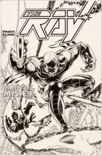 Howard Porter And Robert Jones | The Ray #12 Cover Original Art (DC, 1995).... | Heritage