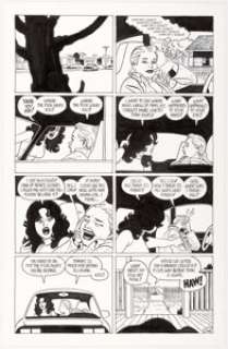 Jaime Hernandez Love and Rockets Vol.2 #7 Story Page 13 Maggie and Velvet Original Art (Fantagraphics, 2003).... | Heritage