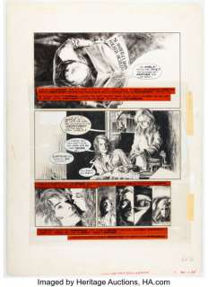 Unidentified Comic Artist, Horror | Joaquin Blasquez Vampirella #48 Story Page 34 Original Art (Warren, 1976). ... | Heritage