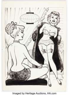 Berg, Dave | Dave Berg Humorama Gag Cartoon Original Art (Timely Features/Humorama Publ., 1961).... | Heritage