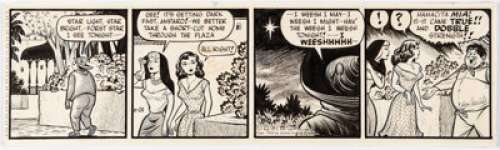 Arriola, Gus - Gus Arriola Gordo Daily Comic Strip Original Art dated 6-23-53 (United Feature Syndicate, 1953)....