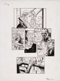 Finch, David - David Finch, Victor Llamas, and others Ascension #10 Story Page 13 Original Art (Image, 1998)....