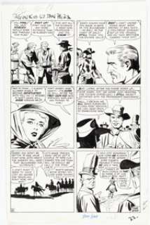 Ayers, Dick | Dick Ayers and Paul Reinman Two Gun Kid #67 Story Page 18 Original Art (Marvel, 1964). ... | Heritage