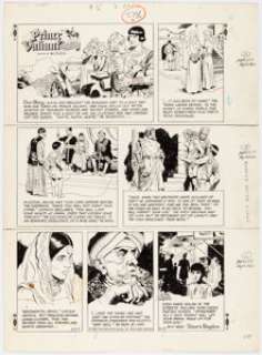Murphy, John Cullen | John Cullen Murphy Prince Valiant #2377 Sunday Comic Strip Original Art dated 8-29-1982 (King Features Syndicate, ... | Heritage
