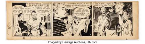 Raymond, Alex | Alex Raymond Rip Kirby Daily Comic Strip dated 8-22-56 (King Features Syndicate, 1956). ... | Heritage