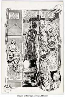 Day, Dan - Dan Day and David Day Deadworld #19 Story Page 7 Original Art (Caliber Press, 1991)....