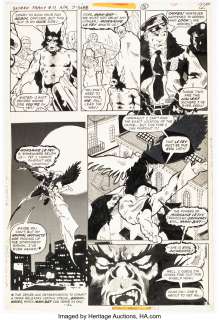 Golden, Michael | Michael Golden The Batman Family #17 Story Page 13 Original Art Man-Bat (DC, 1978). ... | Heritage