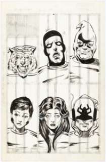 Postman, Brian - Brian Postman and Sam de la Rosa Spider-Woman #50 Unpublished Story Page 10 Original Art (Marvel, 1983)....