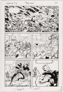 Nichols, Art | Art Nichols, Bob Layton, and Kathryn Bolinger Magnus Robot Fighter #3 Story Page 4 Original Art (Valiant, 1991).... | Heritage