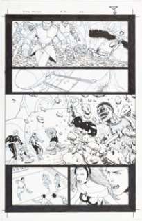 Marvel Artist - Francis Portela Black Panther #29 Story Page 13 Original Art (Marvel, 2007)....