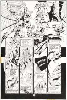Collins, Mike - Mike Collins and Barbara Kaalberg Hawkman #33 Story Page 19 Original Art (DC, 1996)....