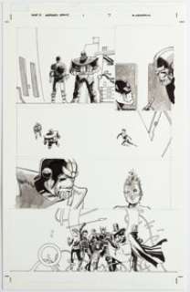 Henderson, Mike - Mike Henderson What If? Infinity - Thanos #1 Story Page 7 Original Art (Marvel, 2015)....