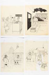 Jaffee, Al | Al Jaffee MAD Snappy Answers and Others Illustration Original Art Group of 25 (undated).... (Total: 25 Original Art) | Heritage