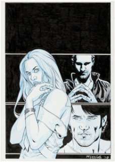 IDW Artist - David Messina True Blood #1 Cover Original Art (IDW, 2010)....