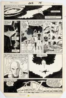 Romita Jr., John | John Romita Jr. and Al Williamson The Uncanny X-Men #203 Story Page 11 Original Art (Marvel, 1986).... | Heritage