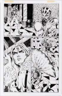 Austin, Jeff - Jeff Austin [Tim Vigil linework] Cuda Story Page 4 Original Art (Avatar Press, c. 1998)....