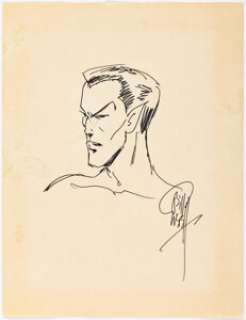 Everett, Bill | Bill Everett - Prince Namor the Sub-Mariner Sketch Original Art (undated).... | Heritage