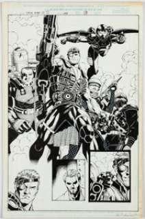 Chen, Sean - Sean Chen and Eric Cannon Iron Man #1 Story Page 29 Original Art (Marvel, 1998)....