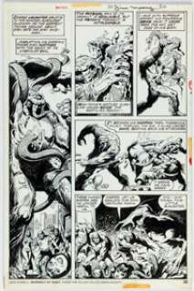 Mooney, Jim | Jim Mooney Man-Thing #20 Story Page 30 Original Art (Marvel, 1975).... | Heritage