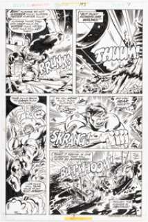 Trimpe, Herb | Herb Trimpe and Joe Staton The Incredible Hulk #193 Story Page 5 Original Art (Marvel, 1975).... | Heritage