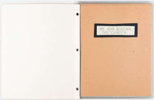 Buscema, John | John Buscema Sketches 11-Page Scrapbook Original Art (undated).... | Heritage