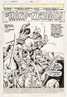 Buscema, John | John Buscema and Ernie Chan Conan the Barbarian #30 Splash Page 1 Original Art (Marvel, 1973).... | Heritage