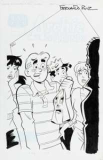 Ruiz, Fernando - Fernando Ruiz and Jim Amash Archie & Friends #122 Cover Original Art (Archie, 2008)....