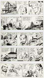 Barry, Dan | Dan Barry Flash Gordon Daily Consecutive Comic Strip Original Art Group of 5 (King Features Syndicate, 1989). ... (Total: 5 Original Art) | Heritage