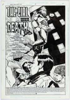 Dc Artist | N. Steven Harris and Keith Champagne Aztek: The Ultimate Man #3 Splash Page 4 Original Art (DC, 1996).... | Heritage