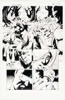 Nakayama, David - David Nakayama and Rick Basaldua City of Heroes #2 Story Page 2 original Art (Image, 2005). ...