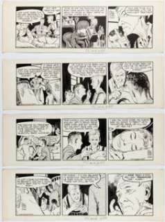 Frank Thorne | Dr. Guy Bennett Daily Comic Strip Original Art Group of 4 (Lafave Newspaper Features, 1960). ... (Total: 4 Original Art) | Heritage