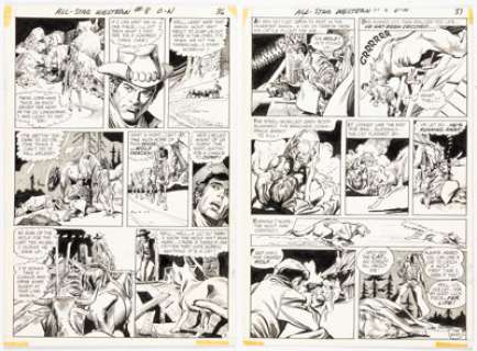 Gil Kane and Tony DeZuñiga - All-Star Western #8 Story Pages 2-3 Original Art Group of 2 (DC, 1971).... (Total: 2 Original Art)