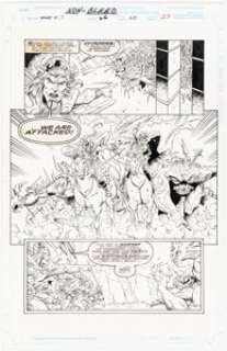 John Royle and Bambos Georgiou - What If...? #66 Story Page 20 Original Art (Marvel, 1994)....