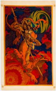 Alex Niño San Diego Comic Con Program Book Cover Original Art (SDCC, 1977). | Heritage